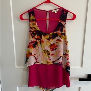 Chord Pink Asymmetrical Blouse